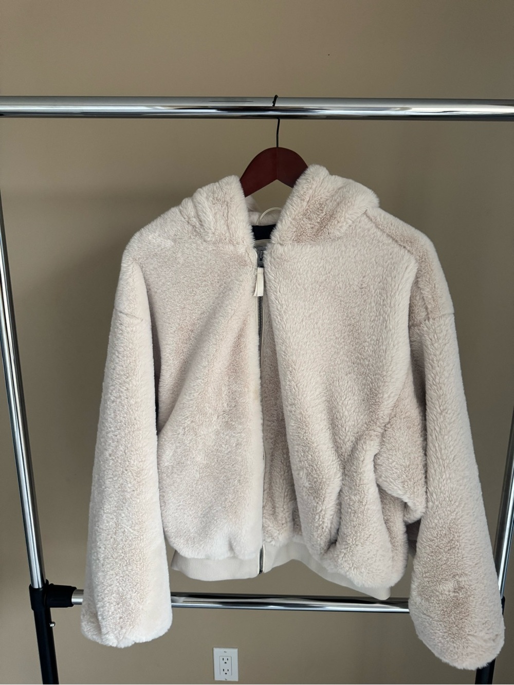 Bershka white  fluffy Jacket